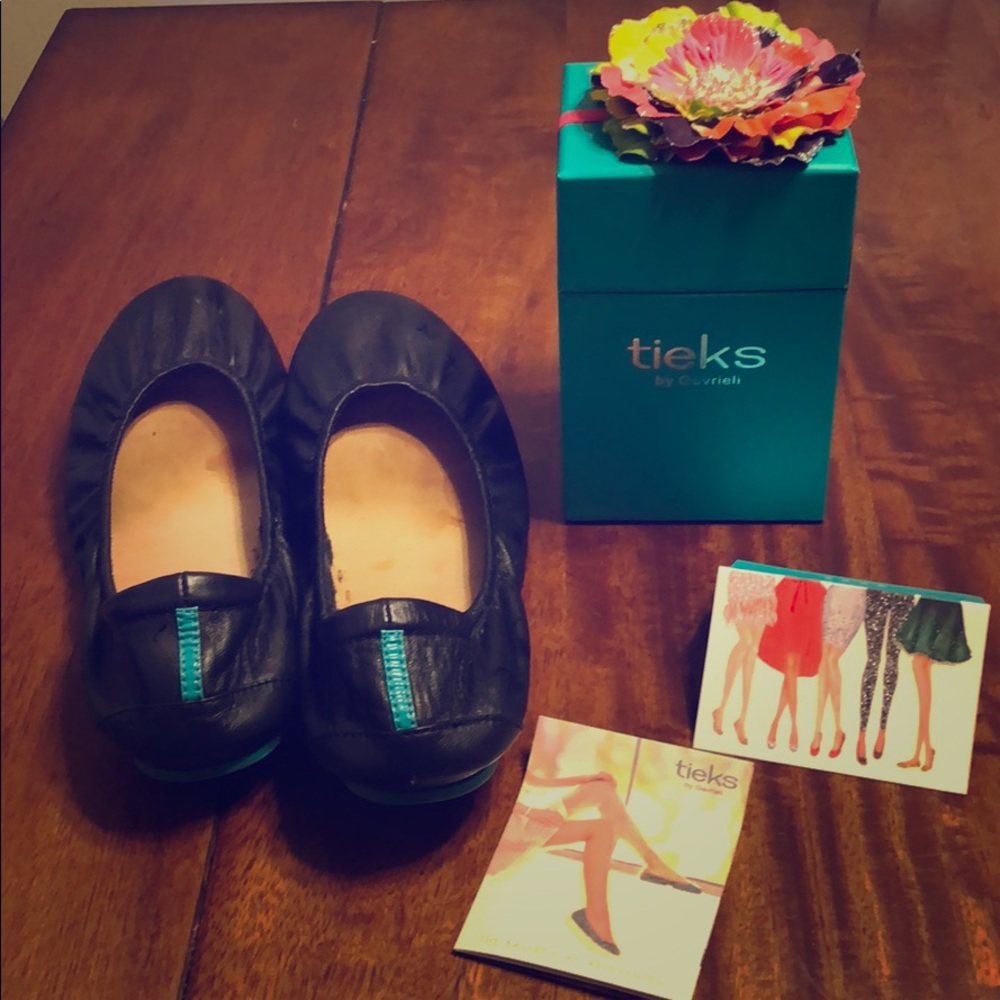 tieka by Gavrielli Black Ballet Flat Matte Black